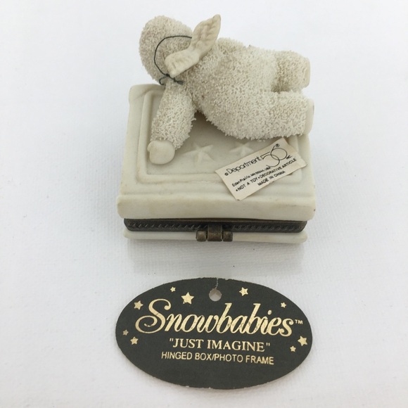 Department 56 Baby's First Picture Frame Snowbaby Angel Miniature Box Frame - Picture 8 of 11